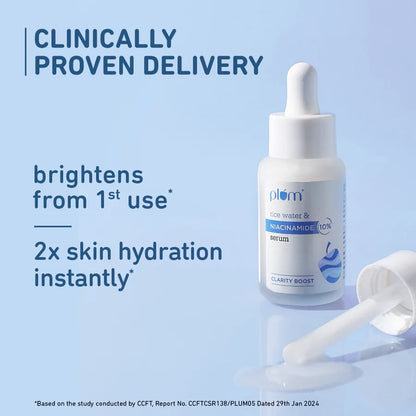 Plum Rice Water &amp; Niacinamide Clarity Boost Serum (30ml)-2