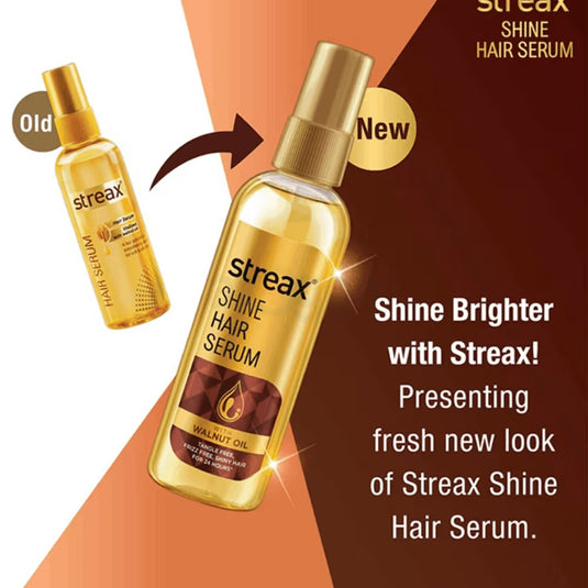 Streax Shine With Walnut Oil Hair Serum (115ml)