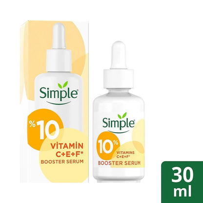 Simple 10% Vitamin C+E+F Booster Serum 30ml