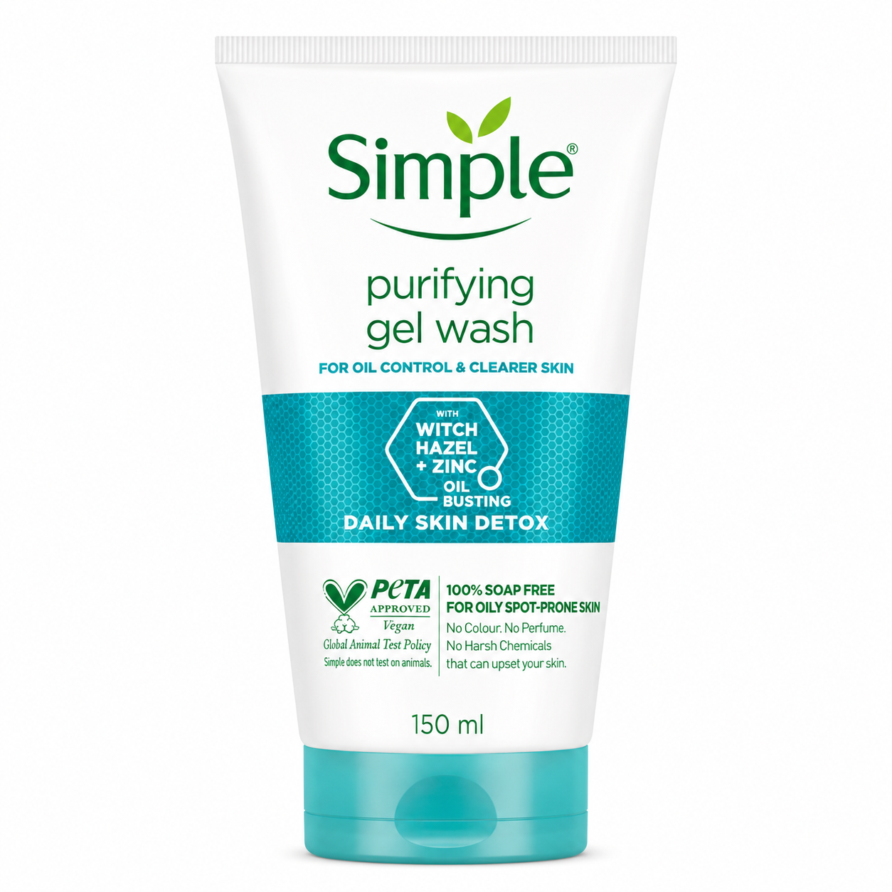 Simple Daily Skin Detox Purifying Gel Wash 150ml product oil control &amp; clearer skin