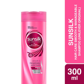 Sunsilk Hair Care Smooth &amp; Manageable Shampoo 300ml (Unilever Original)