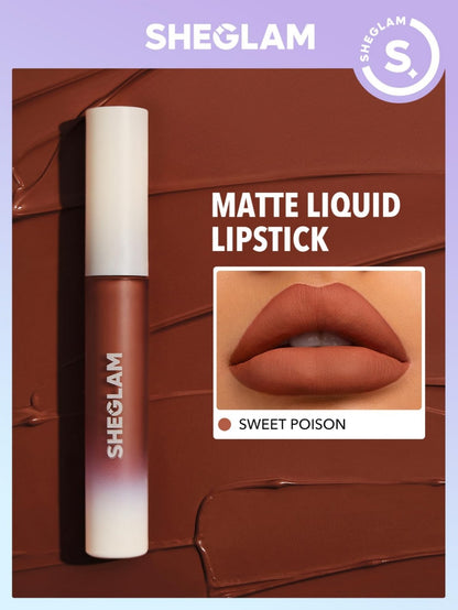 SHEGLAM Matte Allure Liquid Lipstick (3.1gm)