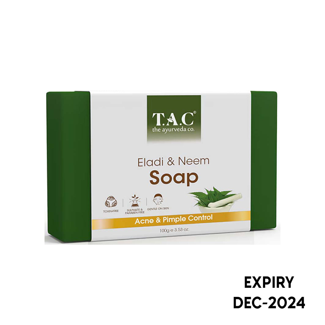 TAC - The Ayurveda Co. Eladi and Neem Soap (100gm)