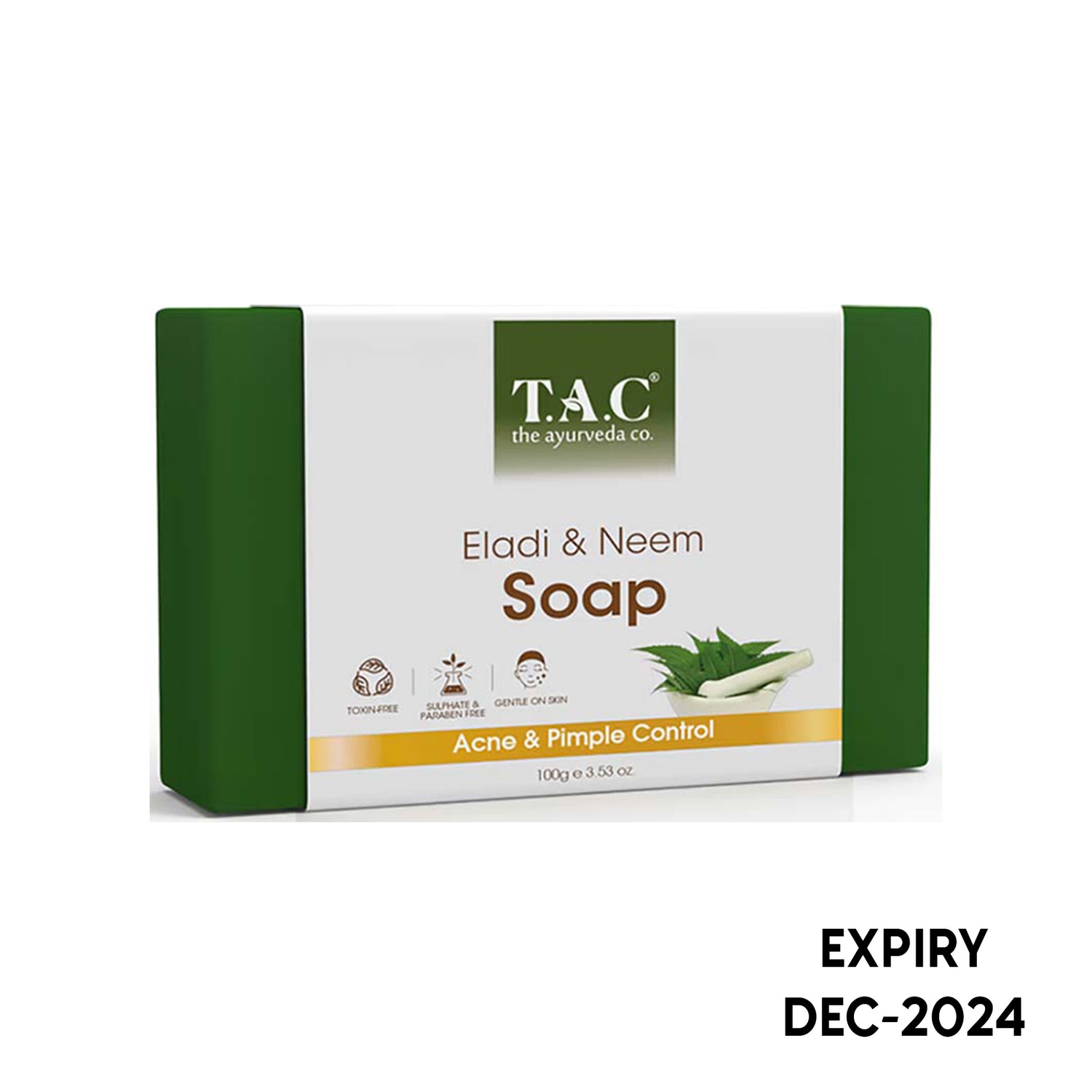 TAC - The Ayurveda Co. Eladi and Neem Soap (100gm)