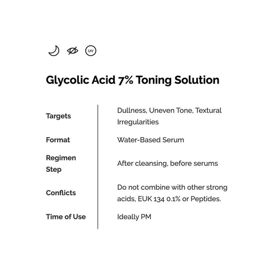 The Ordinary Glycolic Acid 7% Exfoliating Toner 100ml