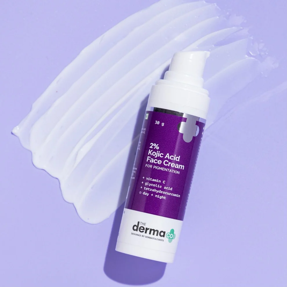The Derma Co 2% Kojic Acid Face Cream for Pigmentation (30g)