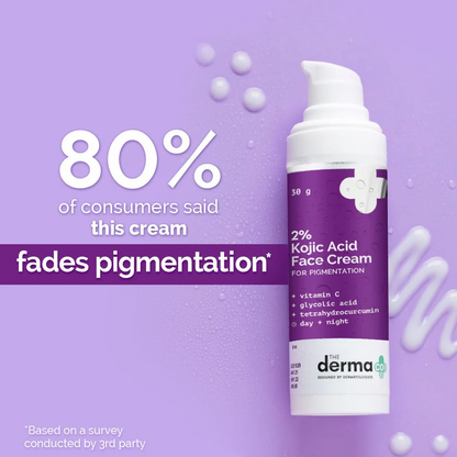 The Derma Co 2% Kojic Acid Face Cream for Pigmentation (30g)