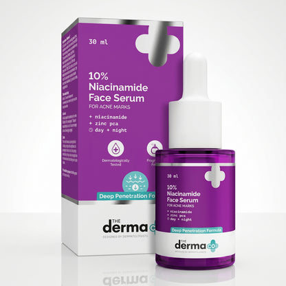 The Derma Co 10% Niacinamide Face Serum for Acne Marks (30ml)