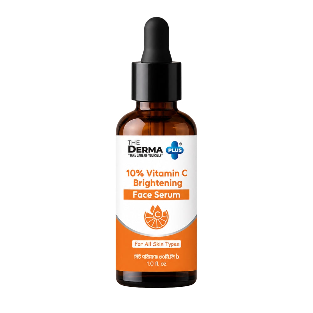 The Derma Plus 10% Vitamin C Brightening Face Serum (30ml)-1