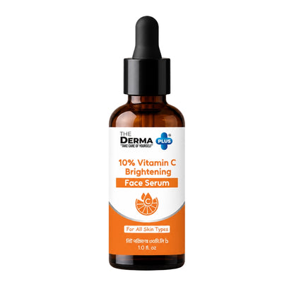The Derma Plus 10% Vitamin C Brightening Face Serum (30ml)-1