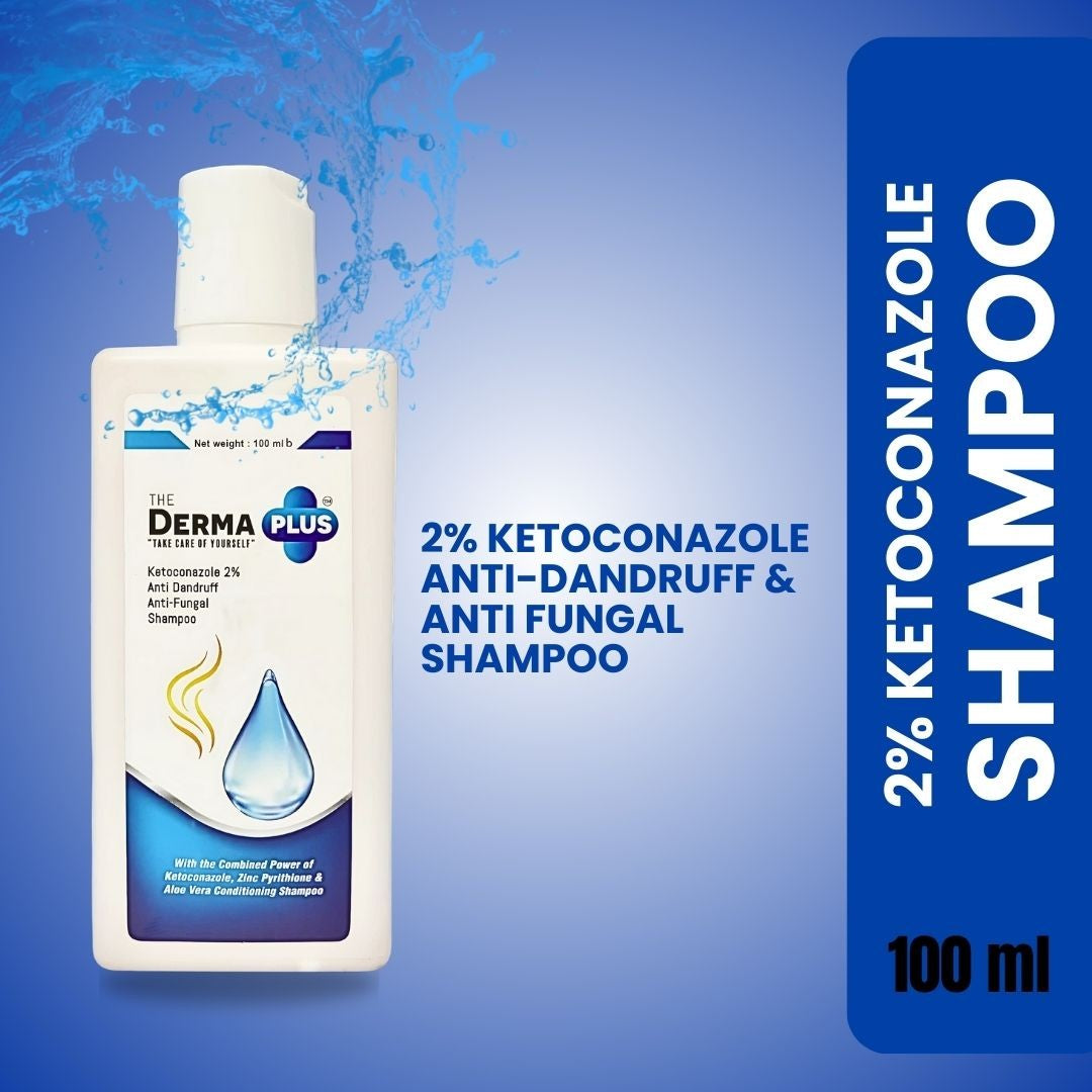 The Derma Plus Ketoconazole 2% Anti-Dandruff &amp; Anti-Fungal Shampoo (100ml)-2