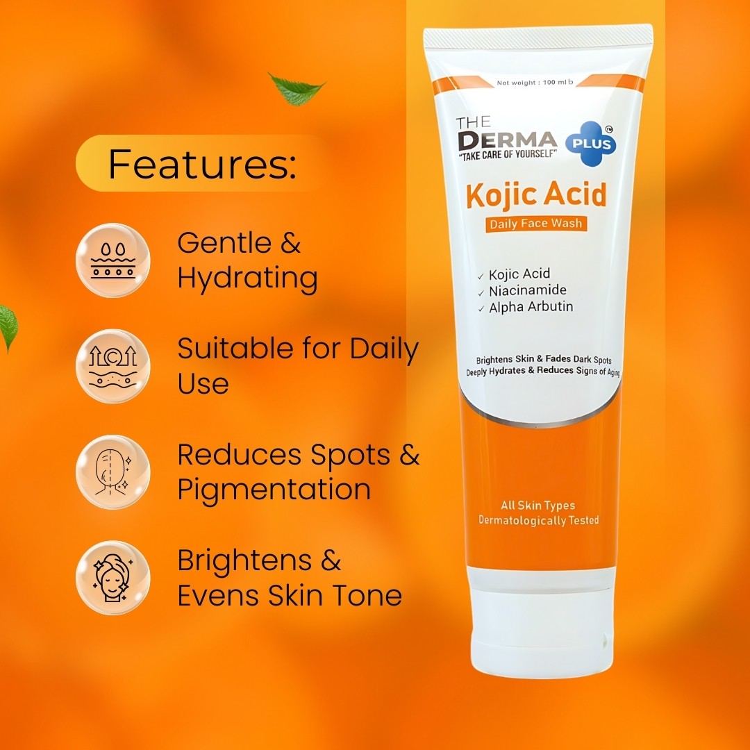 The Derma Plus Kojic Acid Daily Facewash (100ml)-1