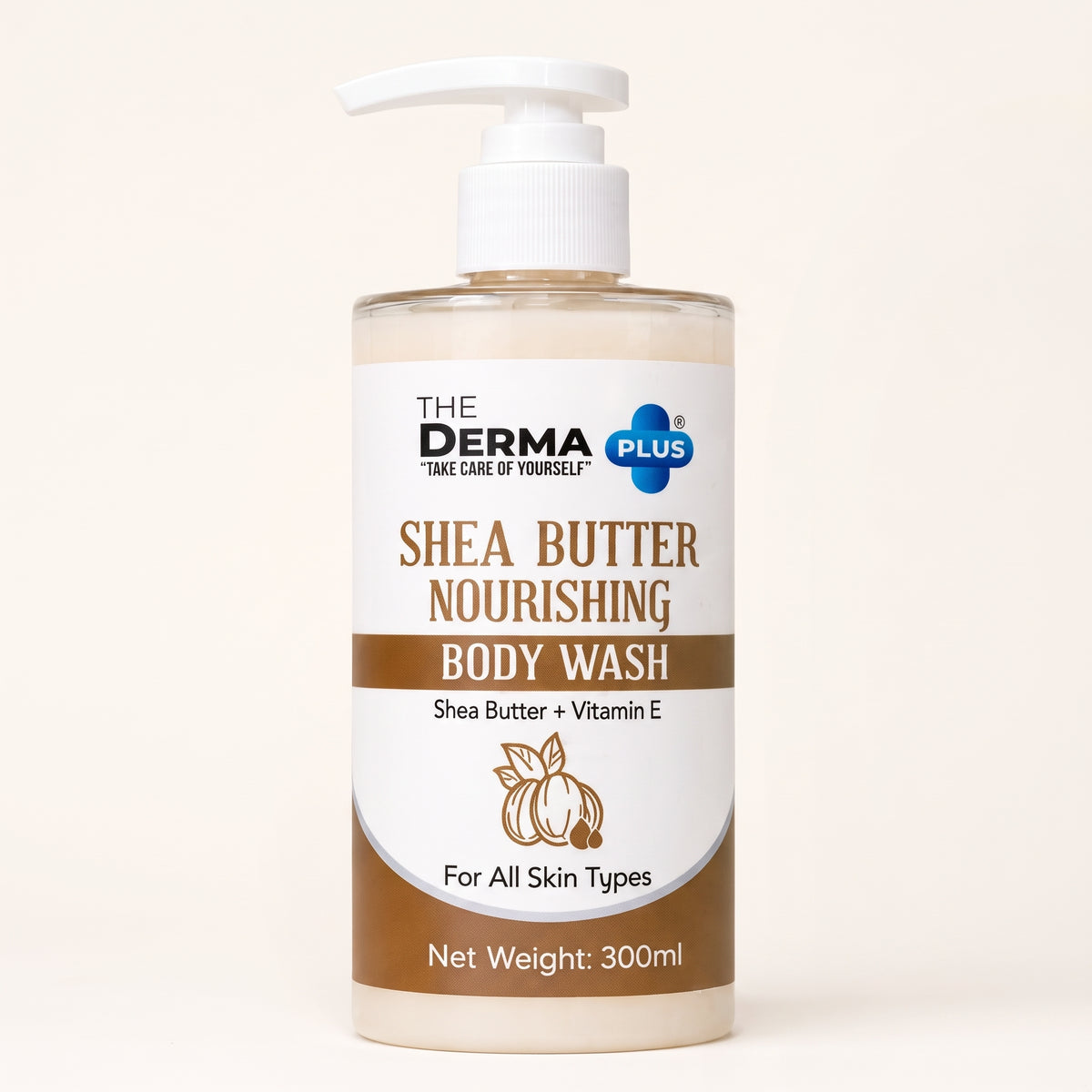 The Derma Plus Shea Butter Nourishing Body Wash (300ml)