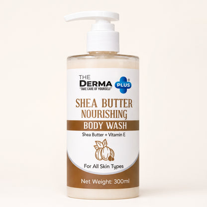 The Derma Plus Shea Butter Nourishing Body Wash (300ml)