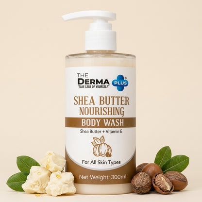 The Derma Plus Shea Butter Nourishing Body Wash (300ml) key ingredients