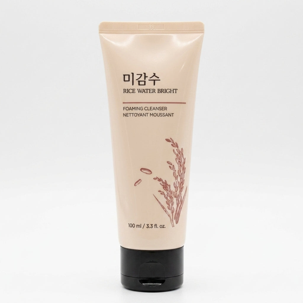 The Face Shop Rice Water Bright Foaming Cleanser (100ml)