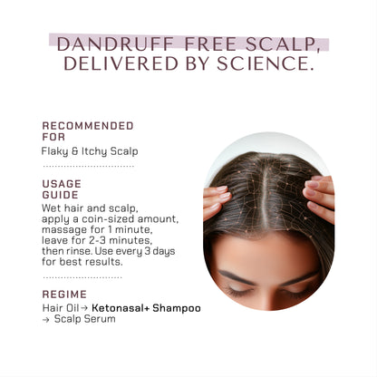 The Remedist by Dr Rhazes Ketonasel + Anti Dandruff Shampoo (100ml) usage guide