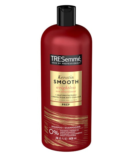 TresemmeKeratinSmoothWeightlessNonAlourdissantHeatProtectionShampoo828ml