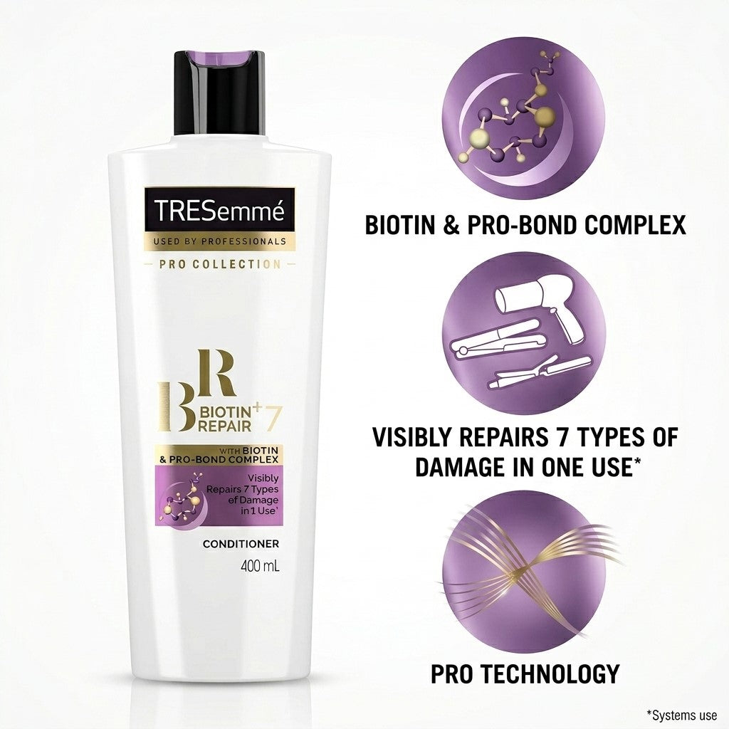 TRESemmé Biotin Repair 7 Conditioner with Biotin &amp; Pro-Bond Complex (700ml)