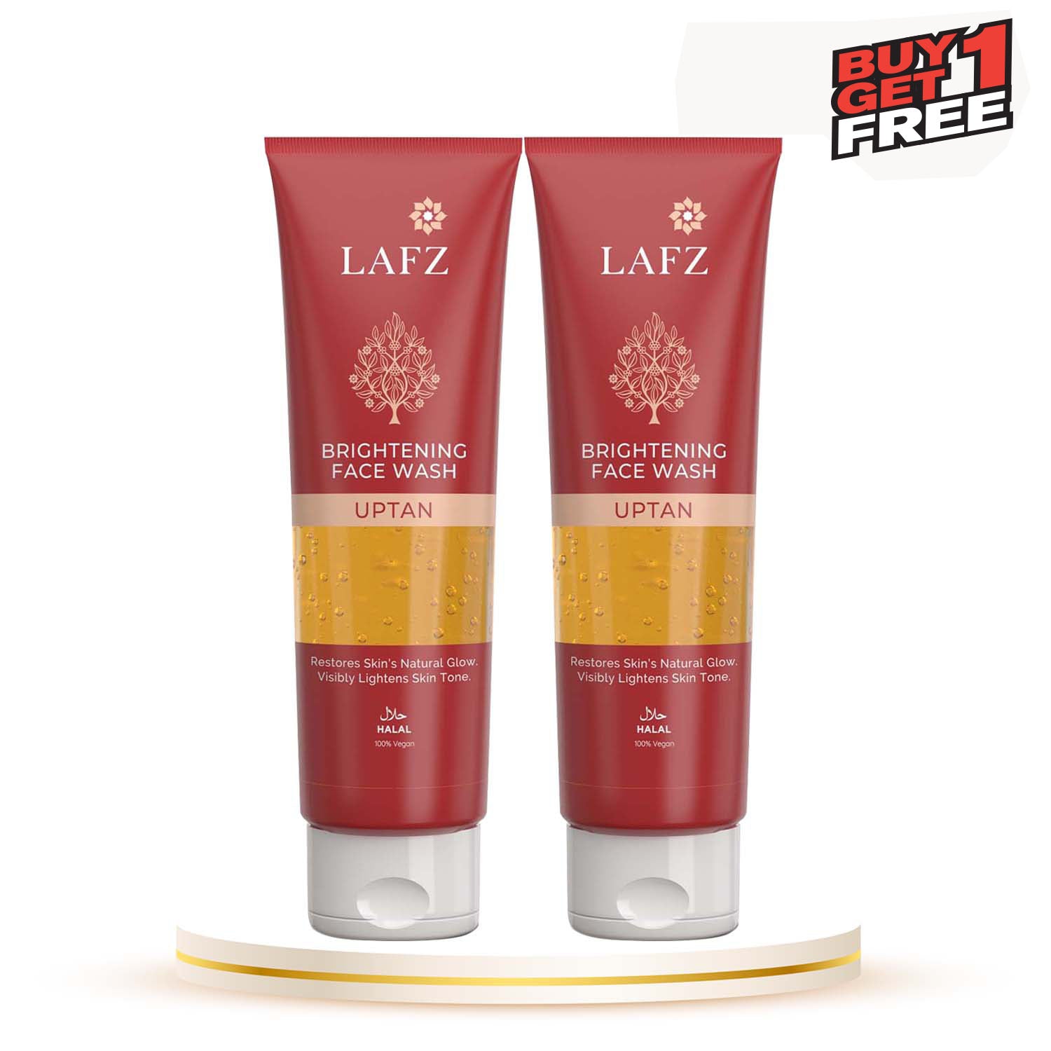Lafz Uptan Brightening Face Wash (75ml) - Tube (B1G1)