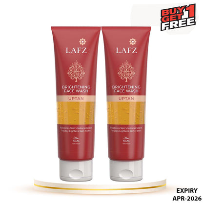 Lafz Uptan Brightening Face Wash (75ml) - Tube (B1G1)