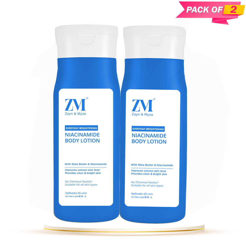 Zayn &amp; Myza Niacinamide Body Lotion (100ml) - Pack of 02