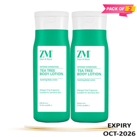 Zayn &amp; Myza Tea Tree Hydration Body Lotion (100ml) - Pack of 02