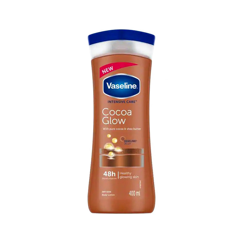 Vaseline Intensive Care Cocoa Glow 48H Moisturising Body Lotion 400ml