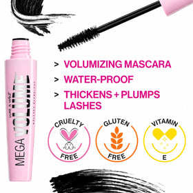 Wet n Wild Mega Volume Waterproof Mascara C157A- Very Black