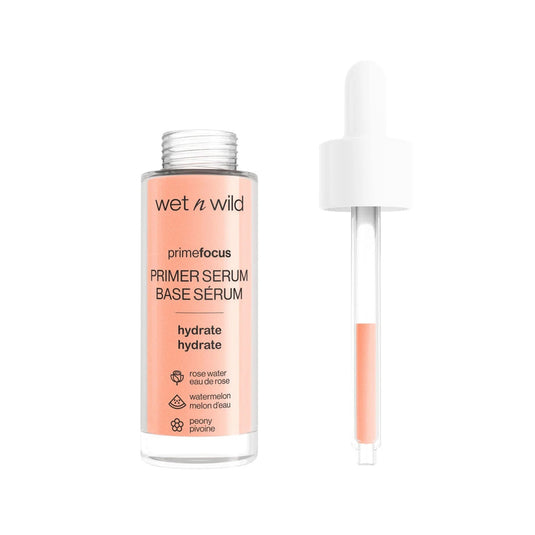 Wet n Wild Prime Focus Primer Serum (30ml) product image with dropper