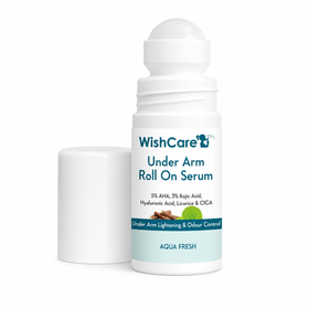 WishCare Under Arm Roll On Serum with Aqua Fresh 50ml product bottle