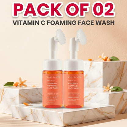 ZM Vitamin C Foaming Face Wash 100ml - (Pack of 02)
product