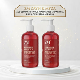 Zayn &amp; Myza Age Defense Retinol &amp; Niacinamide Shower Gel 200ml - (Pack of 02)