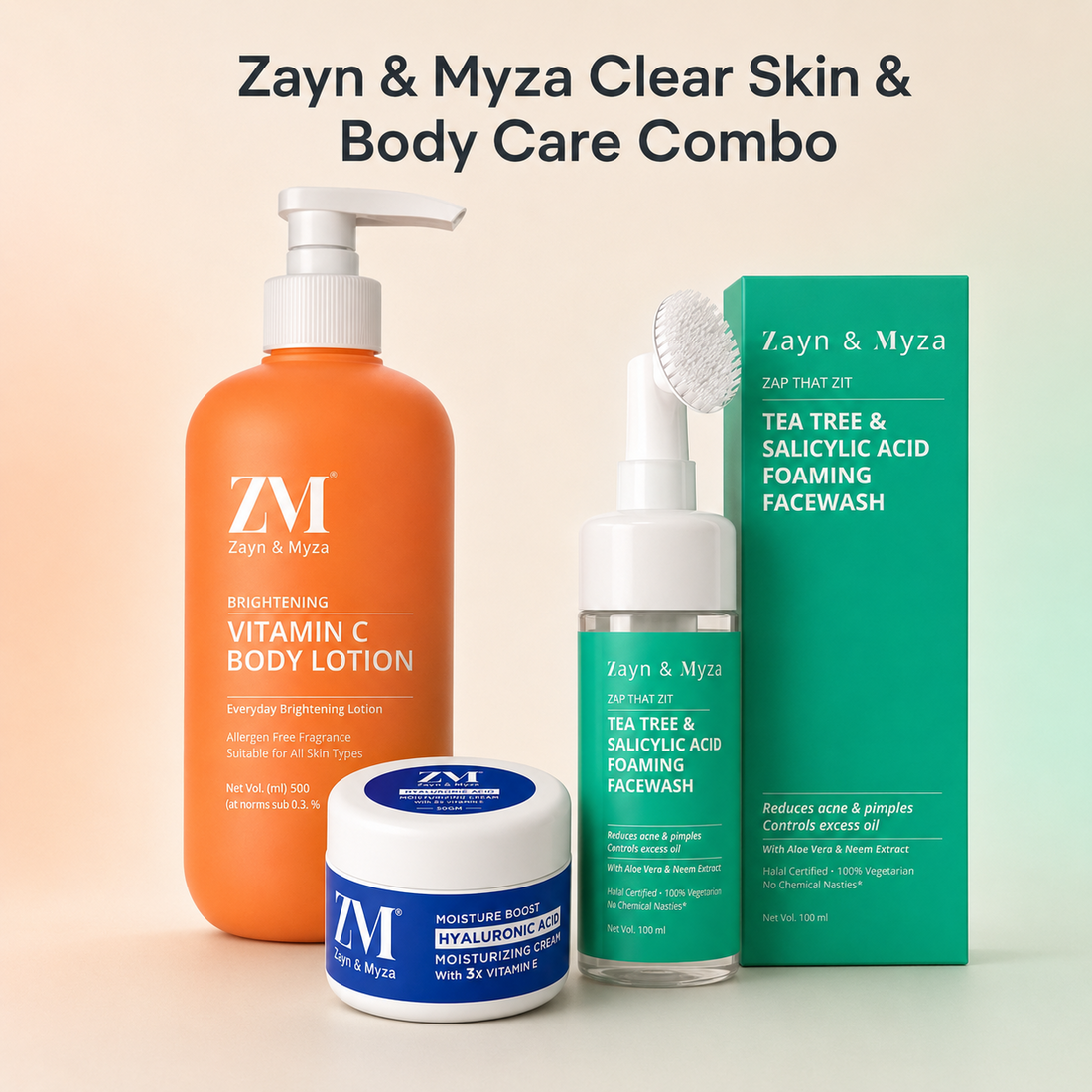 Zayn &amp; Myza Clear Skin &amp; Body Care Combo