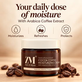 Zayn &amp; Myza Cocoa Coffee Moisturizing Cream (50g) benefits