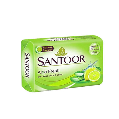 Santoor Aloe Fresh Soap (100g)