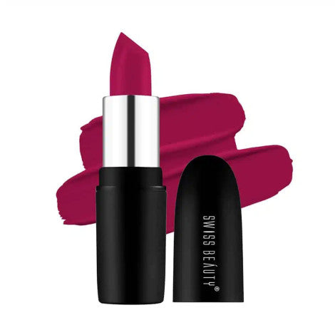 Swiss Beauty Pure Matte Lipstick - 211 Magic Maroon