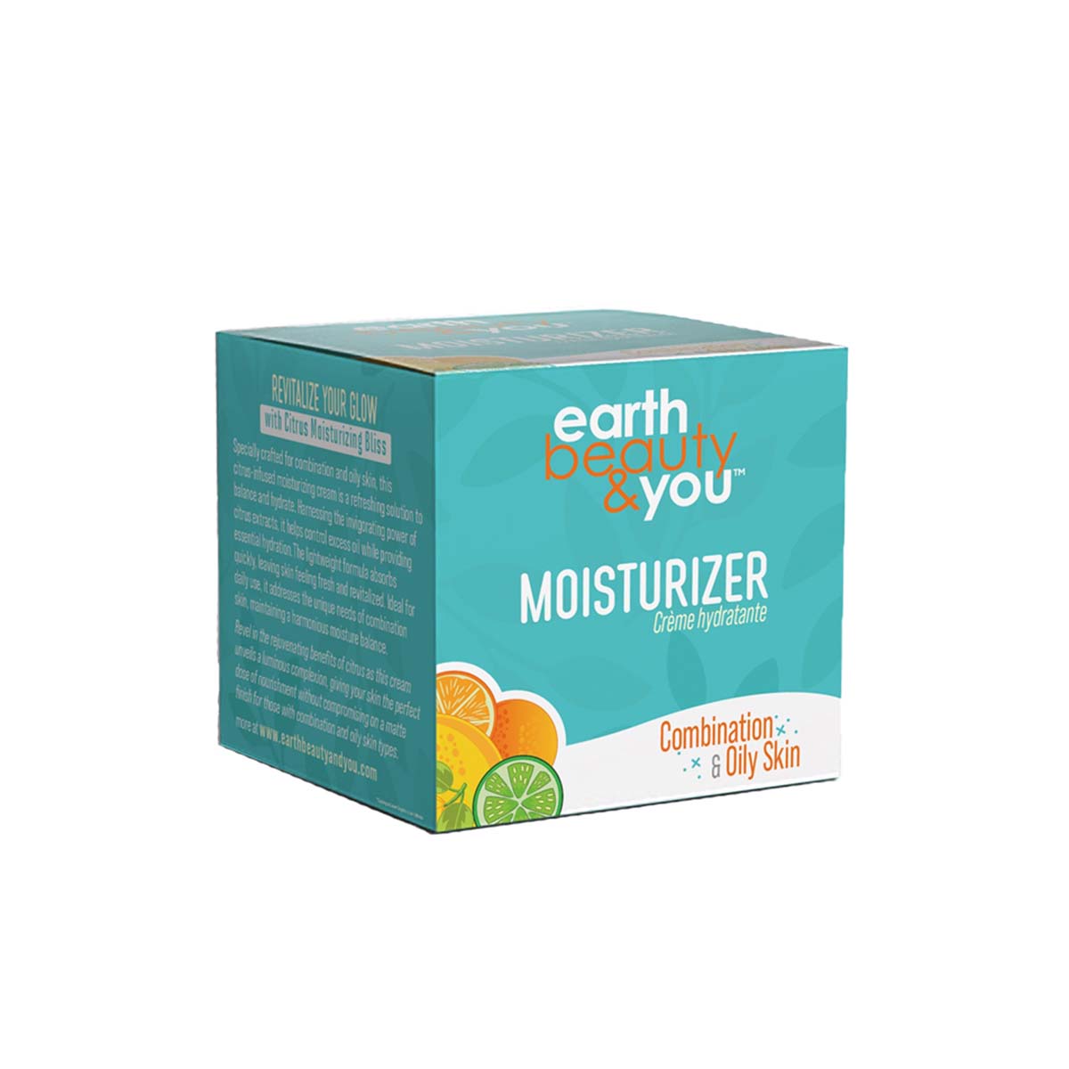 Earth Beauty &amp; You Moisturizer Cream Combination and Oily Skin (50ml)