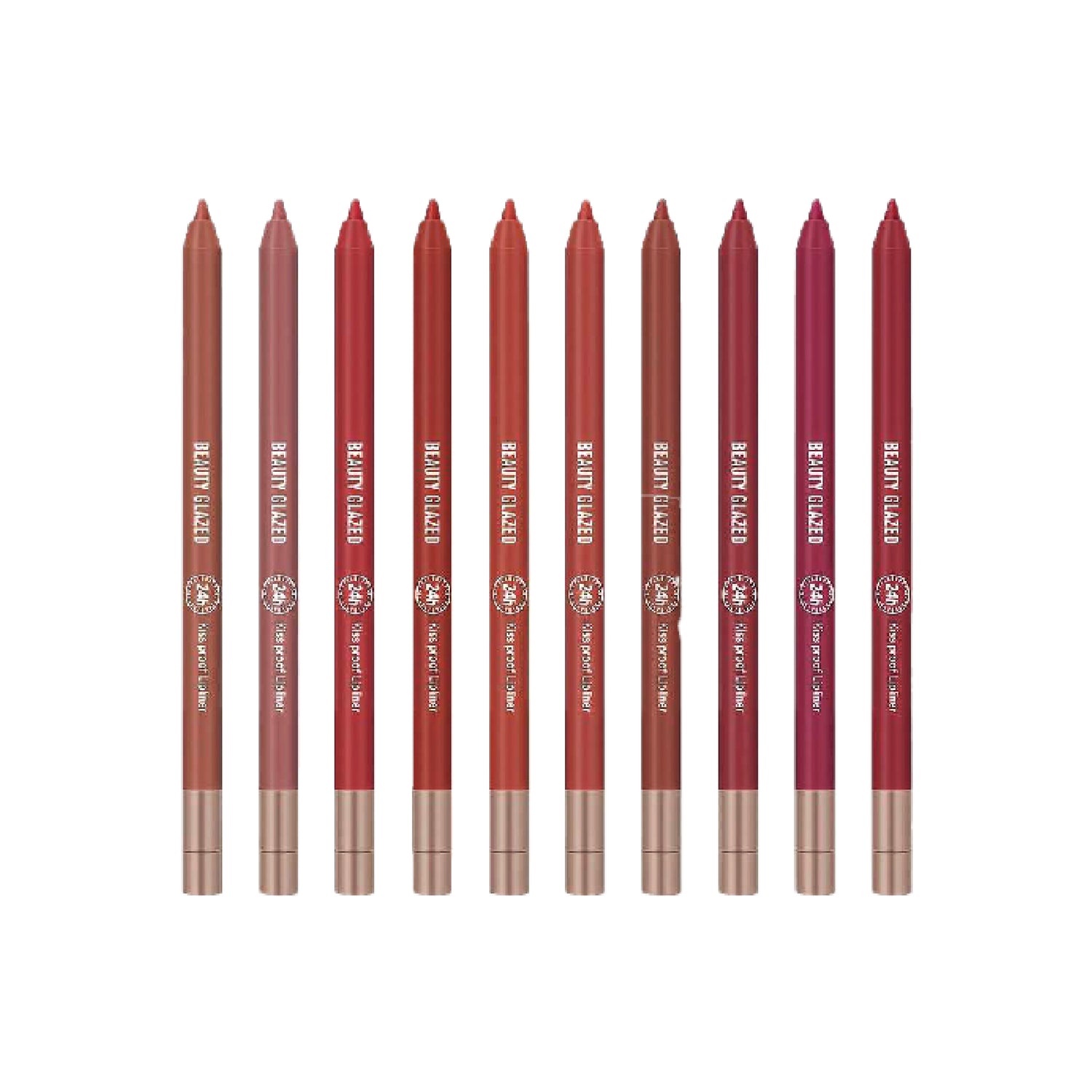 Beauty Glazed Waterproof &amp; Long Lasting Lip Liner - B110 Vintage Brick