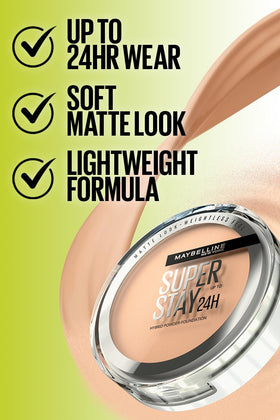 Maybelline Super Stay Matte 24HR Hybrid Pressed Powder Foundation - 312
