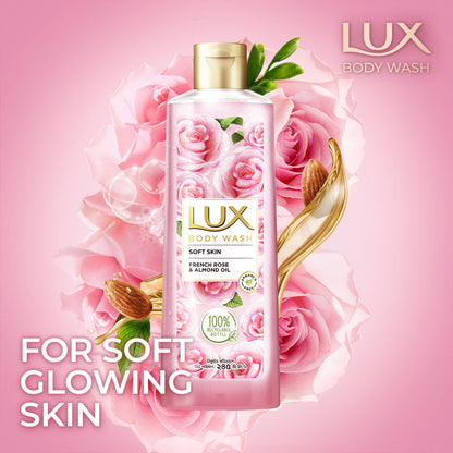 Lux Body Wash French Rose and Almond (245ml)