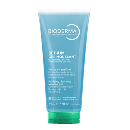 BIODERMA Sebium Moussant Purifying Cleansing Foaming Gel (200ml)