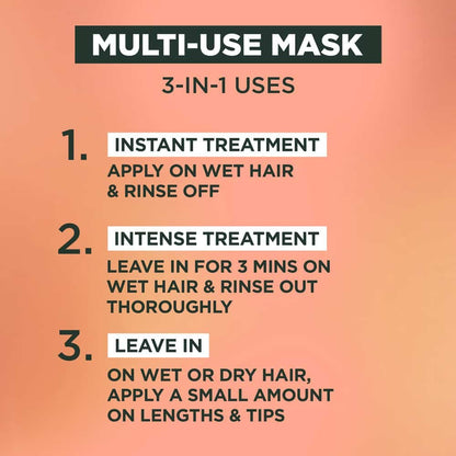 Garnier Ultimate Blends Glowing Lengths Pineapple Hair Food + Vitamin C, E, F Multi-Use Mask 400ml