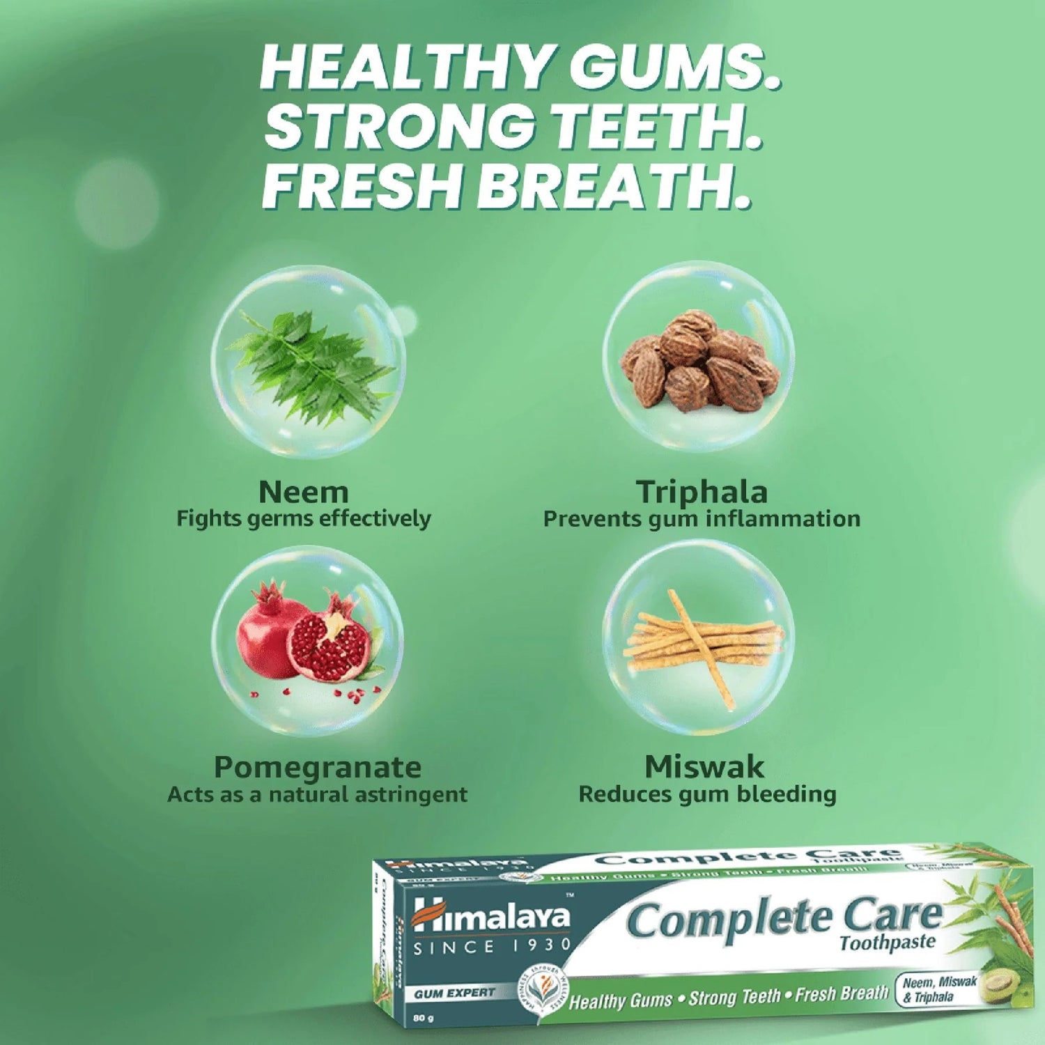 Himalaya Complete Care Toothpaste (80gm) Buy 2 Get 1 Free