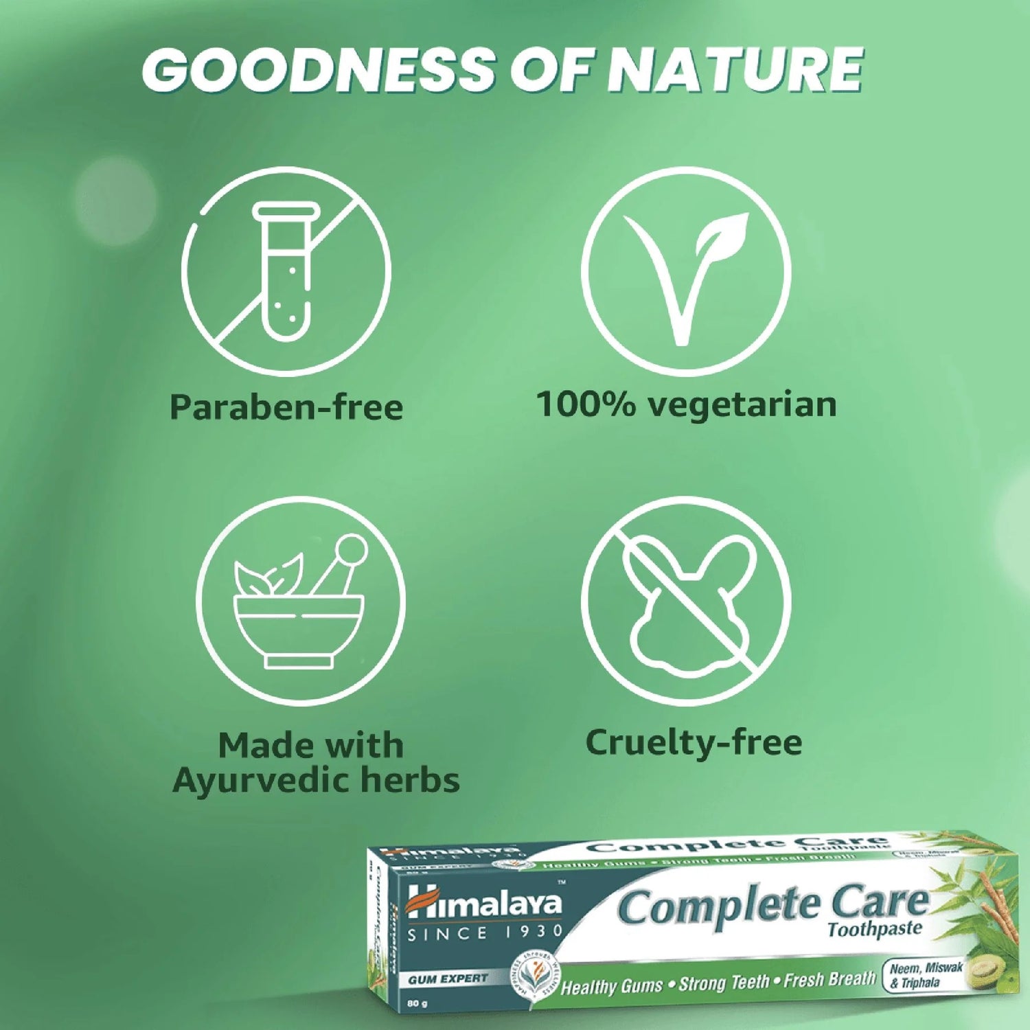 Himalaya Complete Care Toothpaste (80gm) Buy 2 Get 1 Free