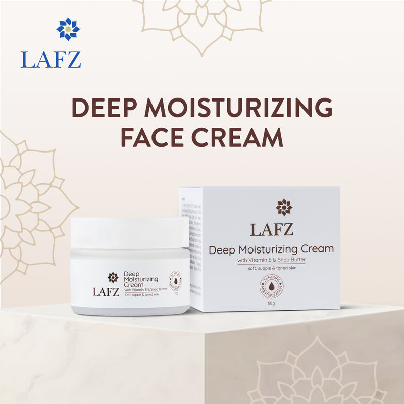 Lafz Deep Moisturizing Cream (50g) - Pack of 02