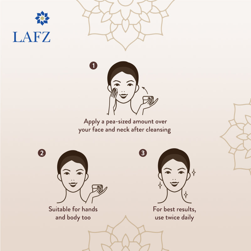 Lafz Deep Moisturizing Cream (50g) - Pack of 02