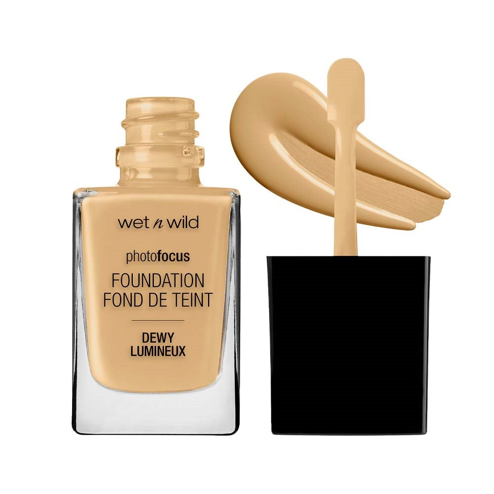 Wet N Wild Photo Focus Foundation Dewy - Golden Beige(28ml)