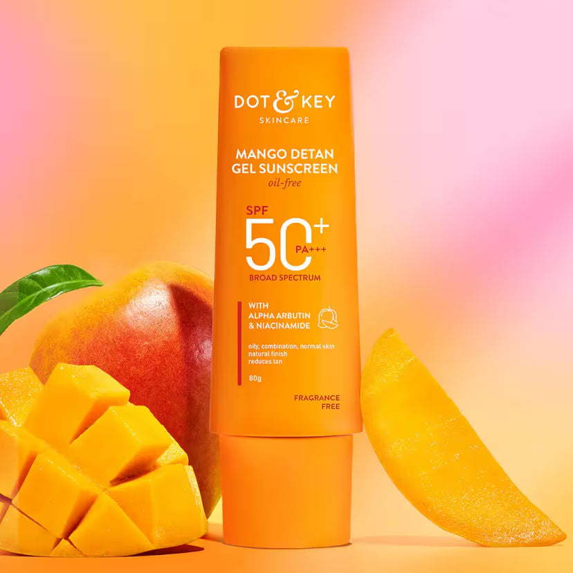 Dot &amp; Key Mango Detan Oil-Free Sunscreen SPF 50+ PA+++ 50g