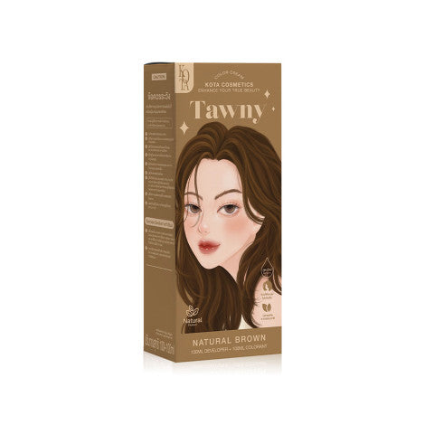 Kota Hair Color Cream Tawny - Natural Brown
